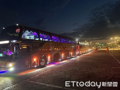 白沙屯媽祖進香抵朝天宮 交部疏運狂開193班接駁車「班班滿載」
