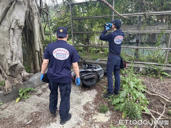 ▲▼             基隆賴姓男子騎車搶劫金項鍊，在多處製造斷點、變換車牌躲避追緝。（圖／記者陳以昇翻攝，下同）
