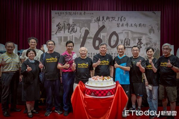 ▲新樓醫院160週年院慶桌球邀請賽湧入200多人共襄盛舉，信仰與健康同行，場面熱烈。（記者林東良翻攝，下同）