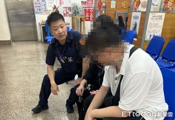 ▲台中男信貸50萬遭詐還要再領40萬，員警勸不聽急搬救兵找媽媽。（圖／記者游瓊華翻攝）