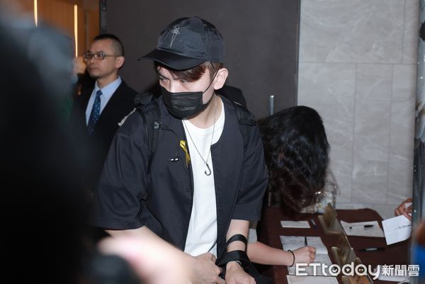 ▲▼天殘/翁芝瑩告別式-黃豪平。（圖／記者周宸亘攝）