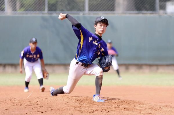 ▲先發投手湯東叡一夫當關演出完投。（圖／學生棒聯提供）