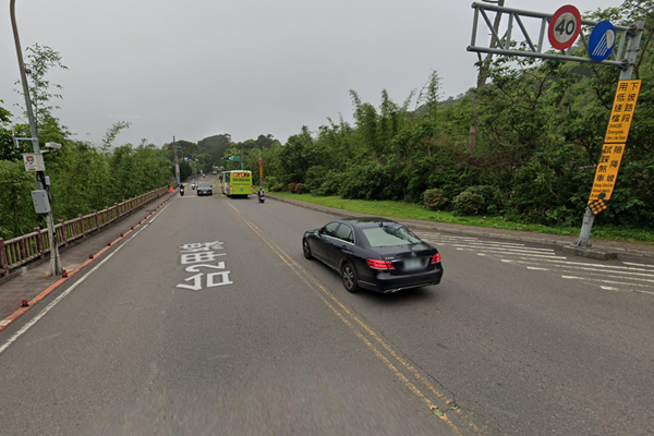 ▲▼仰德大道,陽明山,下坡,文化大學。（圖／翻攝GoogleMaps）