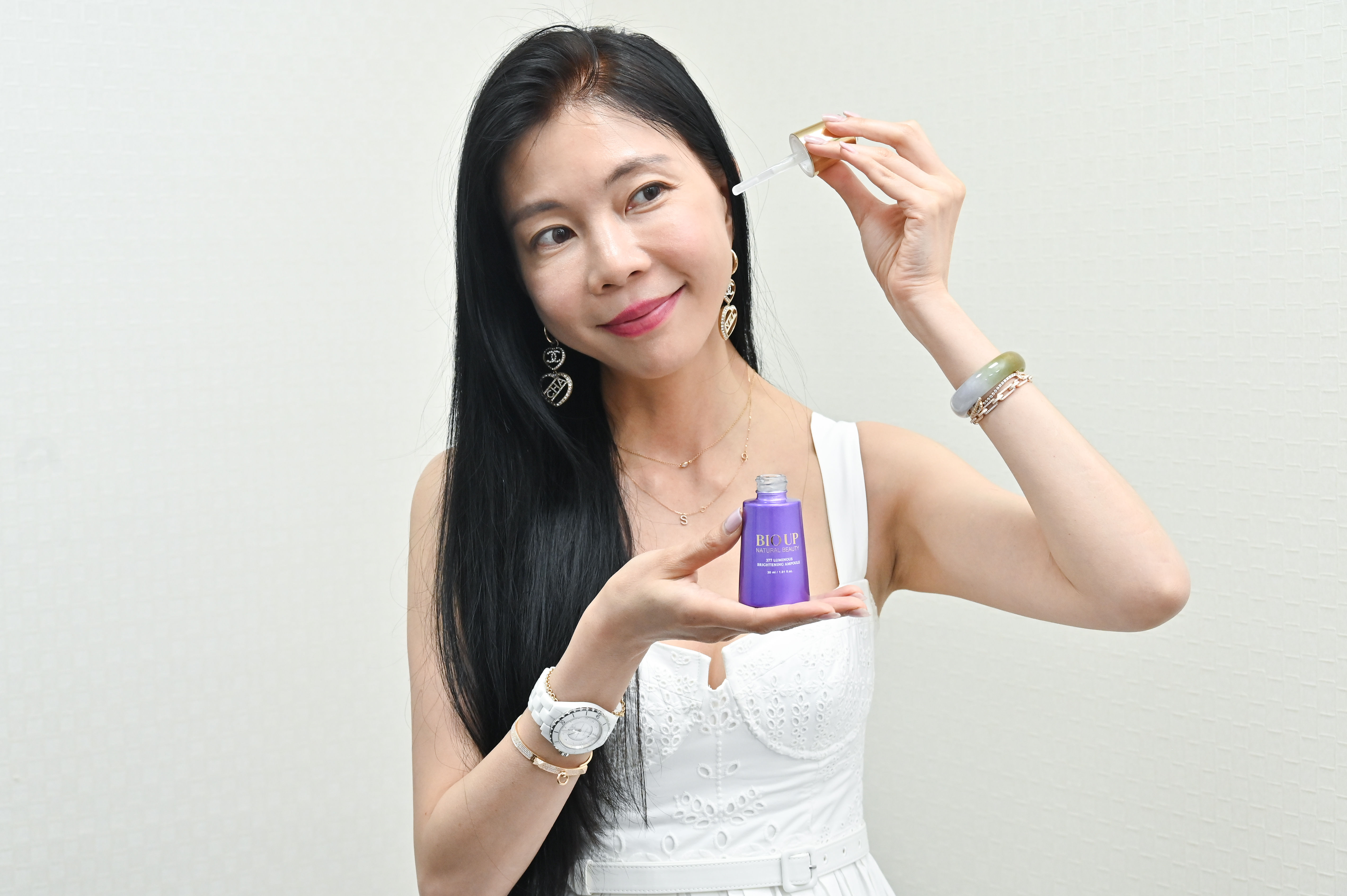▲▼自然美直播主Smile專訪夏日美白挑戰。（圖／記者李毓康攝）