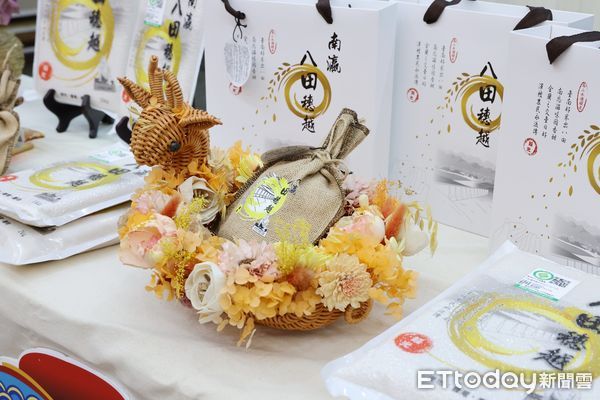 ▲台南市長黃偉哲表示，將推動「八田米」成為總統府國際伴手禮，打響台南農產名聲。（圖／記者林東良翻攝，下同）