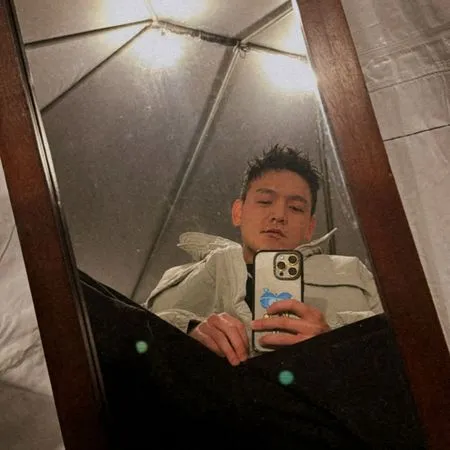 ▲春風拍戲拍一半，驚喜遇到白沙屯媽祖。（圖／翻攝自春風Threads）