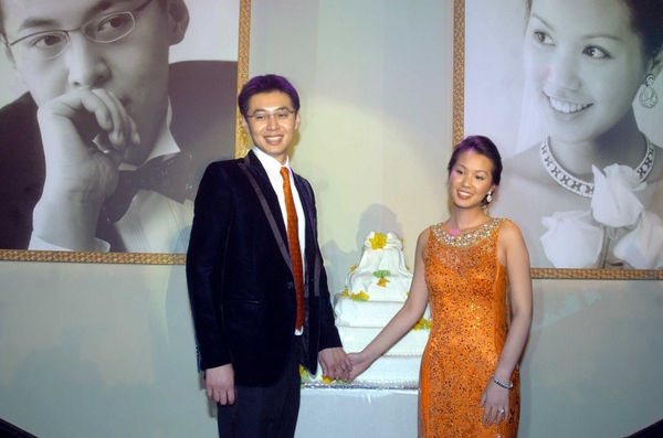 何奕佳與李政昊在2006年結婚，婚宴走天然有機風。（圖／報系資料照）