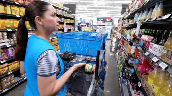 美國大賣場大量使用電子標籤。（圖／翻攝自walmart官網）