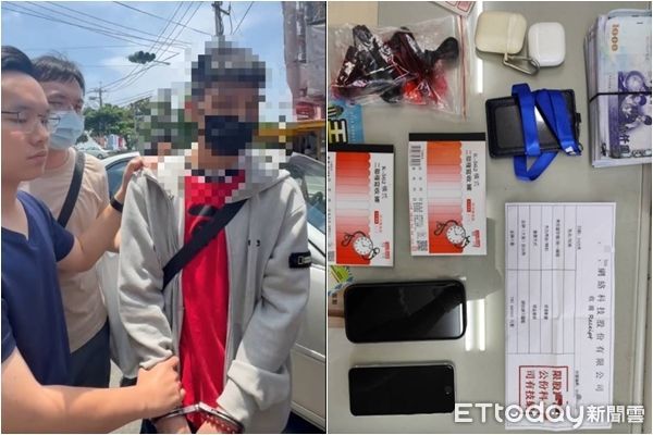 ▲詐騙集團的王姓車手落網。（圖／記者唐詠絮翻攝）