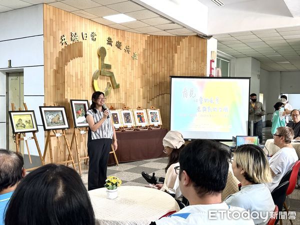 ▲「看見—心靈的風景●光與影的交織」展       。（圖／屏東執行分署提供）