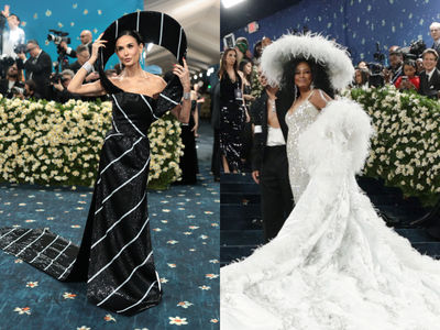 Met Gala／黛咪摩爾化身「一條領帶」！Diana Ross蛋餅禮服翻版巨大裙搶鏡