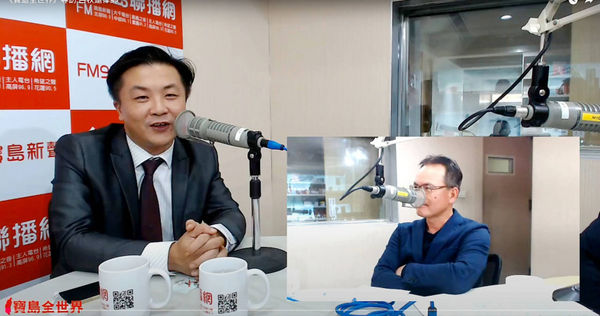 網紅律師呂秋遠偏綠的政治立場鮮明，時常在媒體上針砭政局時事，擄獲大群粉絲。（圖／翻攝自寶島聯播網YT頻道）