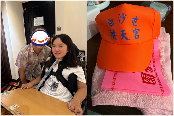 ▲追媽祖領到「粉紅千鈔」信眾身分曝：珣珣乾爹！她曾獲總統教育獎。（圖／翻攝自張珣珣臉書）