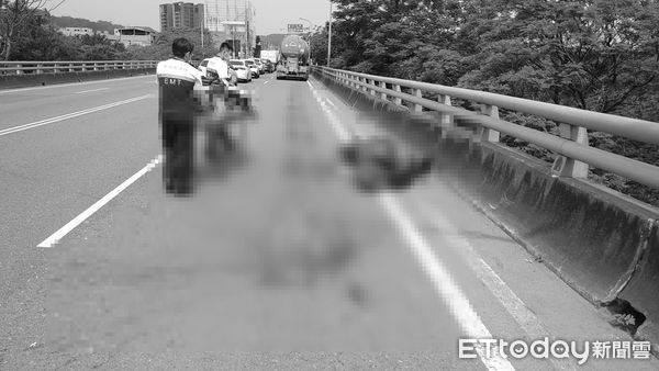▲▼             新竹縣竹東大橋發生死亡車禍。（圖／民眾提供）