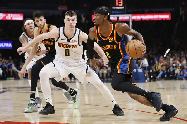 ▲▼金塊約基奇、衛斯布魯克、布勞恩；雷霆吉爾吉斯-亞歷山大、卡盧索。（圖／達志影像／美聯社）