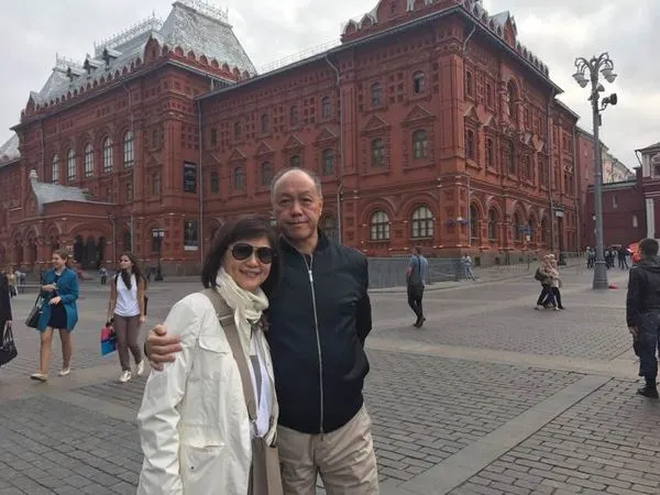 ▲王鈞(右)與丘秀珠夫妻再控詹姆士。（圖／王鈞提供）