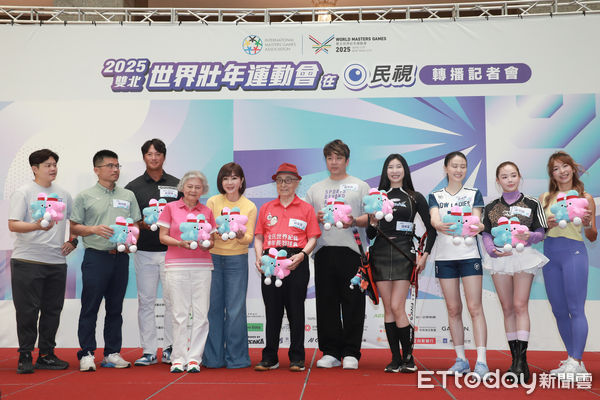 ▲▼號召全民為世壯運應援-高國輝、周思齊、陳美鳳。（圖／記者周宸亘攝）