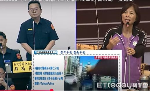 ▲台南市警察人力面臨退休潮與詐騙壓力，藍營議員呼籲市府提出補人方案、強化反詐策略。（記者林東良翻攝，下同）