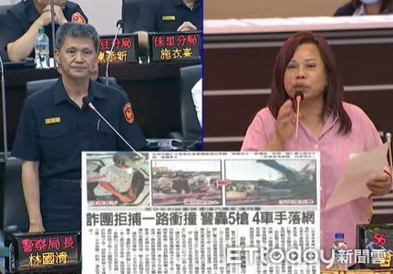 ▲台南市警察人力面臨退休潮與詐騙壓力，藍營議員呼籲市府提出補人方案、強化反詐策略。（記者林東良翻攝，下同）