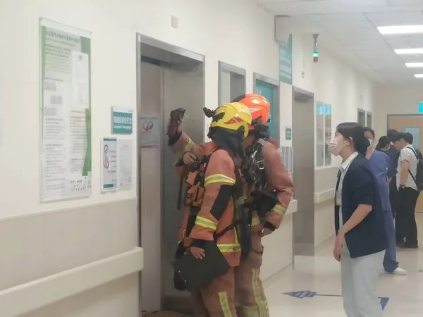 ▲▼輔大醫院急診室火警。（圖／輔大醫院提通）