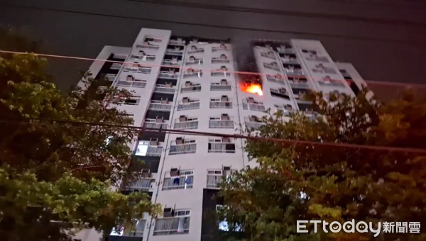 ▲▼台南善化移工宿舍火警。（圖／記者林東良翻攝）
