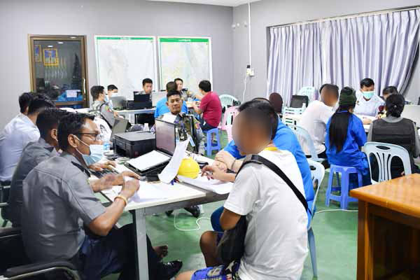 ▲▼緬甸跨國掃蕩詐騙犯罪，共128名外籍人士遭遣返，包含55名台灣人。（圖／取自MYANMAR NATIONAL PORTAL）