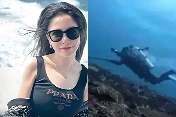 ▲▼30歲陸女潛水「找GoPro」溺斃印尼！。（圖／翻攝自抖音／@愛唱歌劉先生）