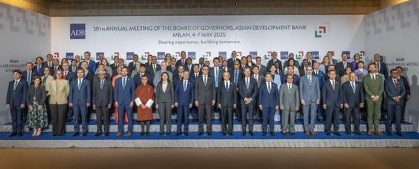 ▲▼大陸財政部部長藍佛安出席亞洲開發銀行理事會。（圖／翻攝大陸財政部網站）