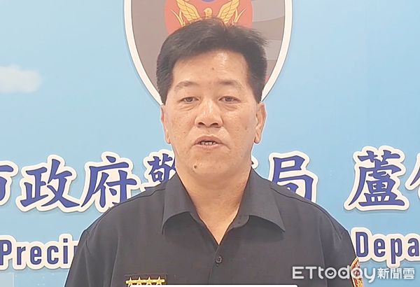 ▲蘆竹警分局南崁派出所副所長何建泰說明圍捕林姓犯嫌過程。（圖／記者沈繼昌翻攝）