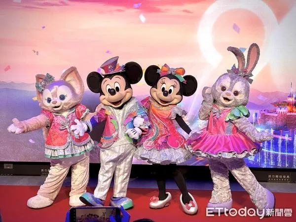 ▲「香港迪士尼樂園呈獻 20周年奇妙派對 等你來開趴！」記者會,中山藝文廊奇妙派對主題裝飾。（圖／記者彭懷玉攝）