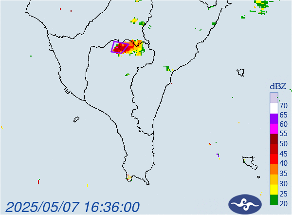 ▲▼大雷雨。（圖／氣象署提供）