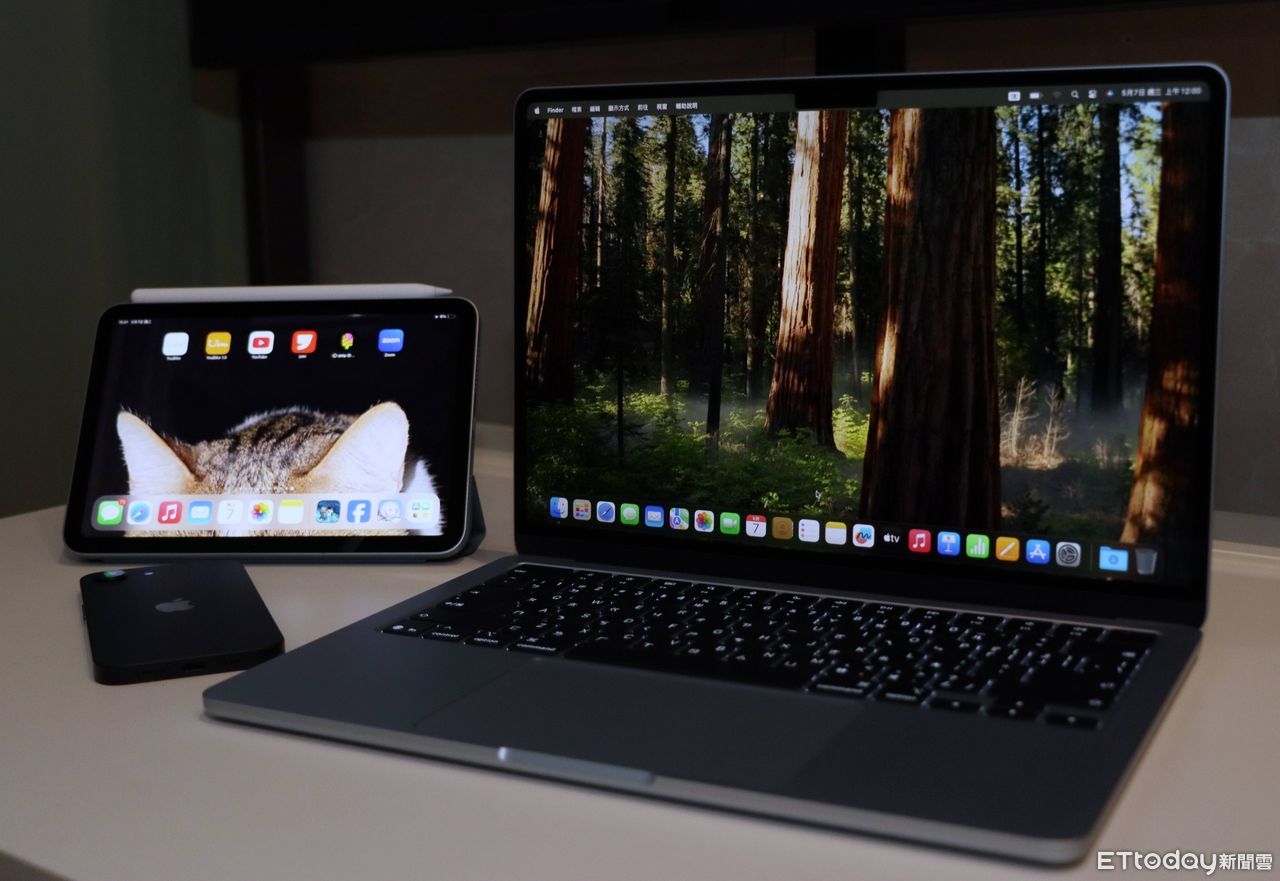 ▲▼    Macair,Macbook,M4,蘋果         。（圖／記者蘇晟彥攝）
