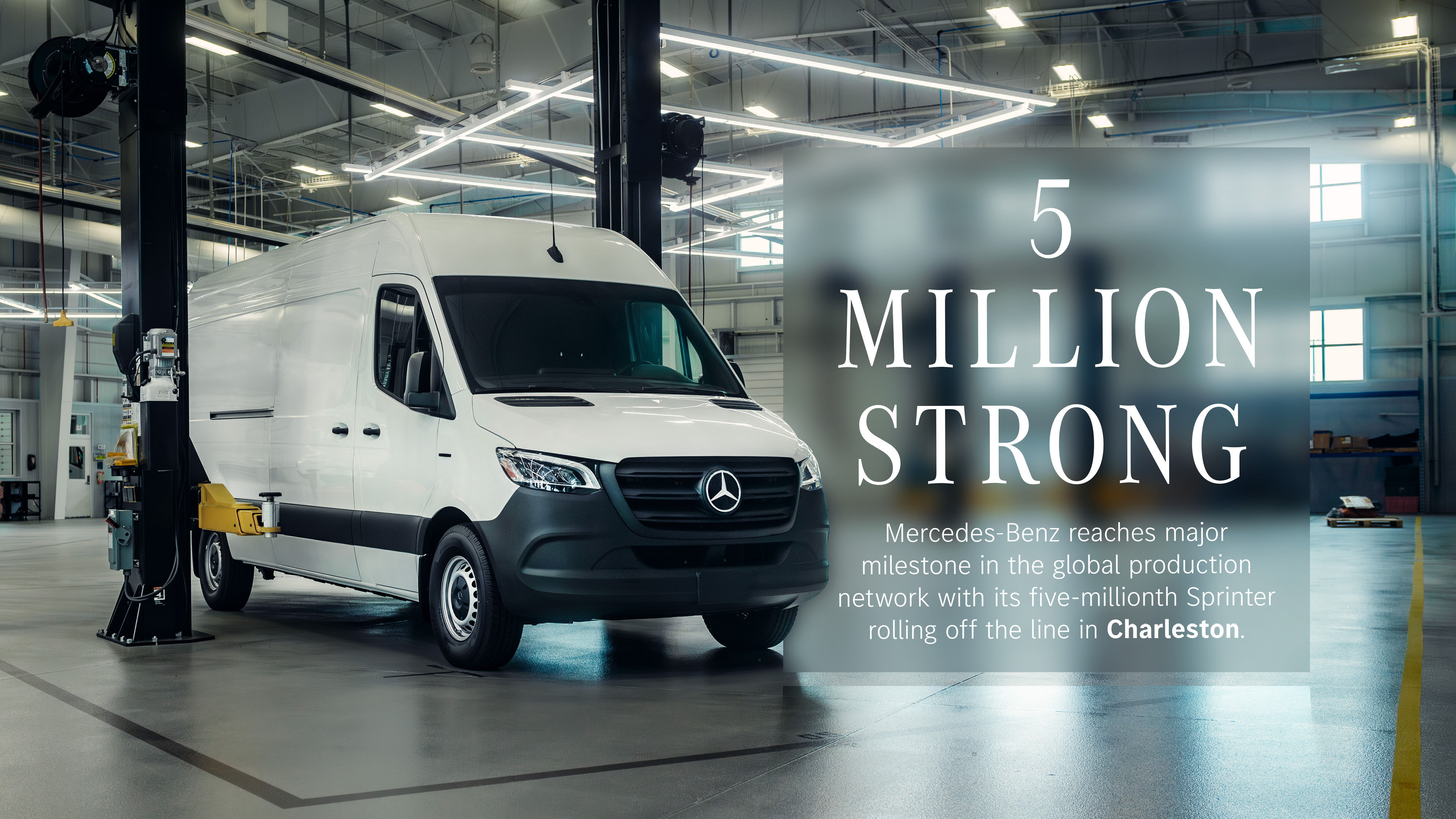 ▲賓士Sprinter達成500萬輛 。（圖／翻攝自Mercedes-Benz）