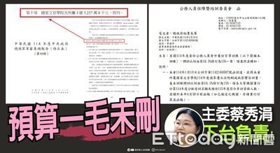 保訓會稱「預算被刪致調訓比降」 藍轟「沒救了」:沒提案也沒刪