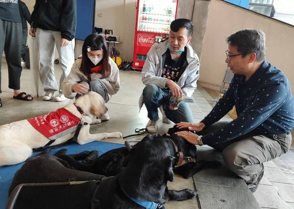 ▲導盲犬進校園，元智學子體會愛與陪伴
