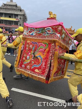 ▲白沙屯媽祖200年首度聖臨南投今回鑾。（圖／記者高堂堯翻攝）
