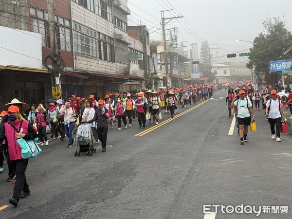▲白沙屯媽祖200年首度聖臨南投今回鑾。（圖／記者高堂堯翻攝）