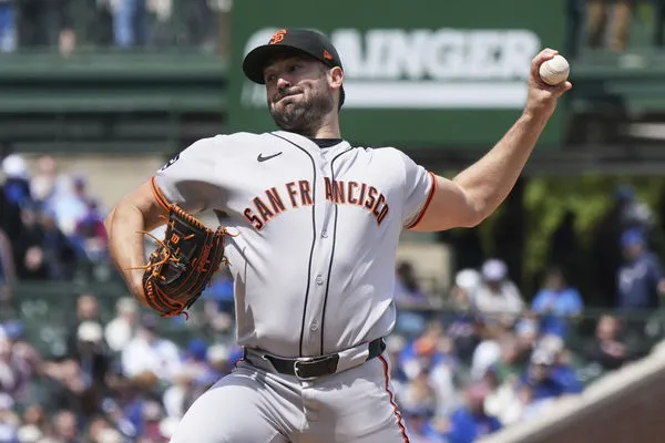 ▲舊金山巨人王牌右投雷伊（Robbie Ray）本戰先發6局僅失1分，率隊奪勝。（圖／達志影像／美聯社）