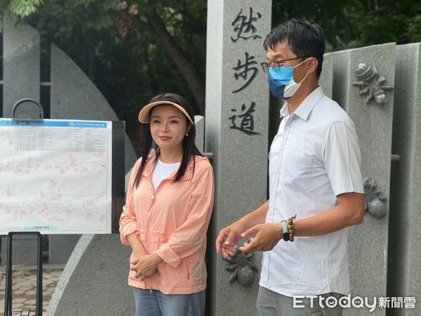 ▲張嘉郡會勘兩項工程，指出攸關居民防災安全與生活休憩品質，中央與地方應緊密協作、加快進度，儘速改善環境，以保障民眾權益。（圖／記者游瓊華翻攝）