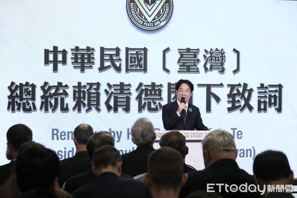 ▲▼賴清德出席 歐戰勝利80週年紀念茶會。（圖／記者屠惠剛攝）