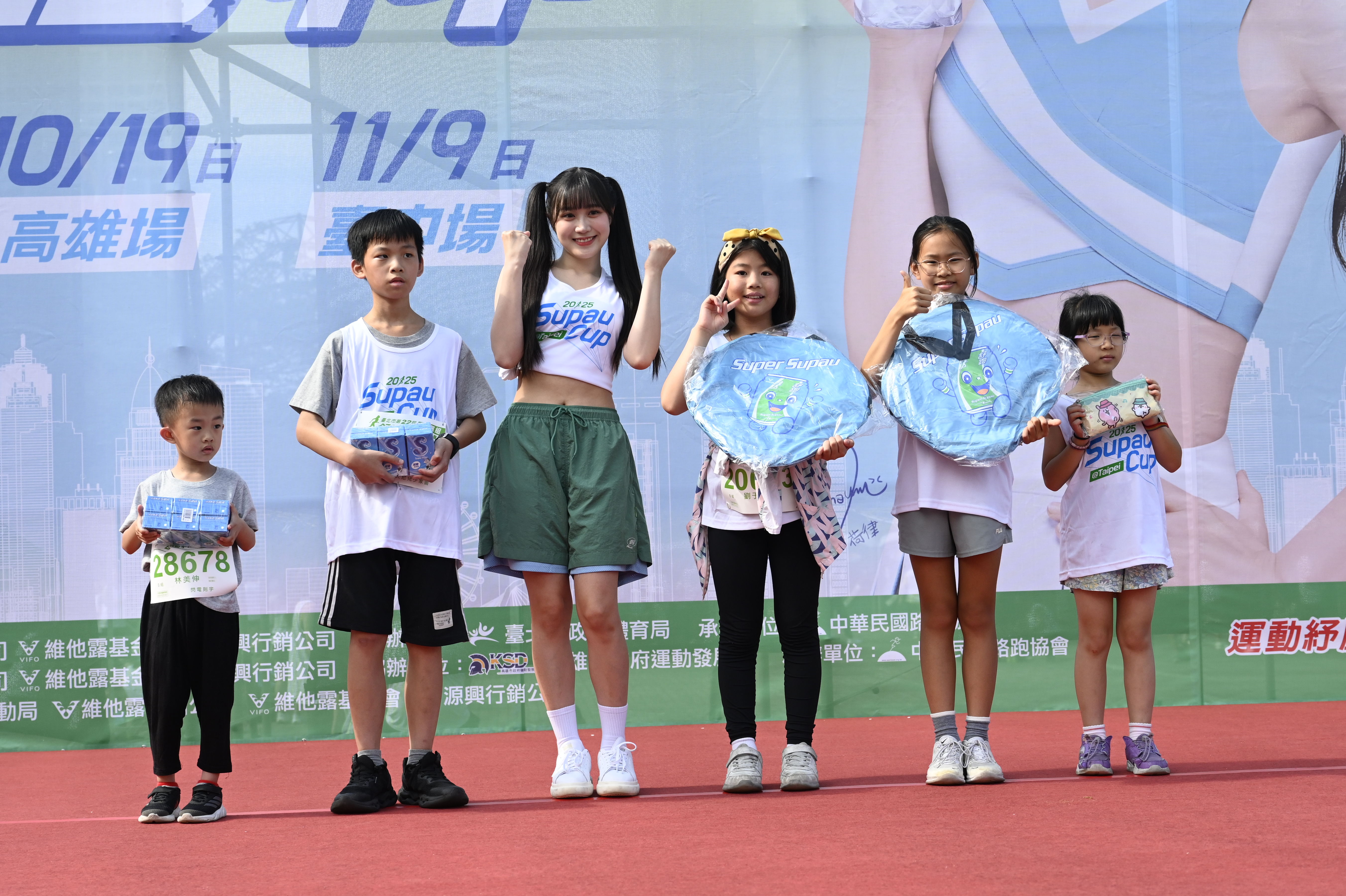 ▲▼維他露食品,路跑,啦啦隊女神,邊荷律。（圖／維他露食品提供）