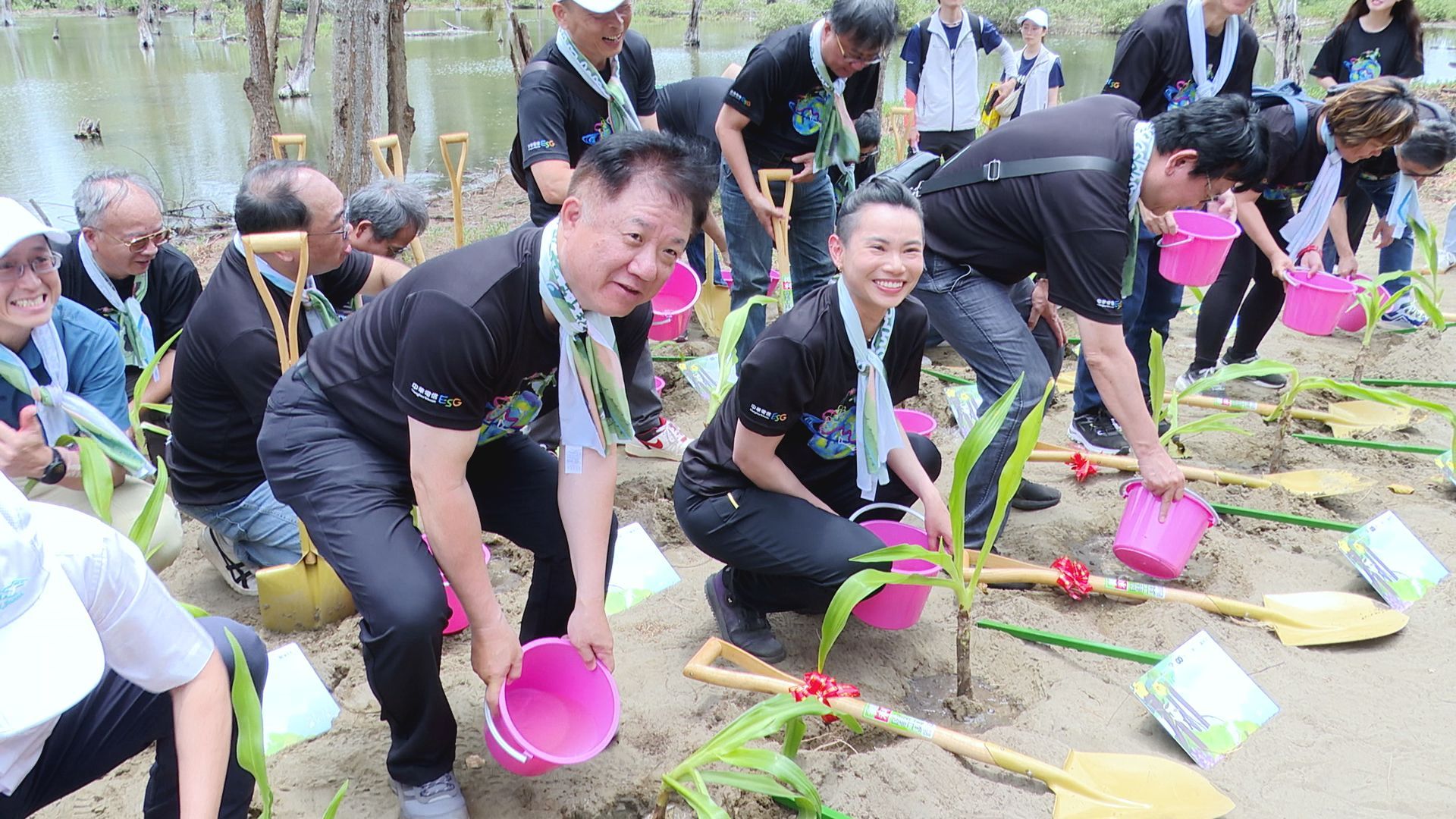▲業配 中華電信ESG植樹▼             。（圖／記者鄭遠龍攝）