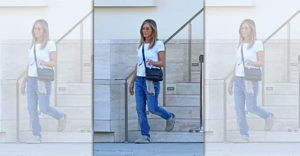 珍妮佛安妮斯頓遭到狂粉開車衝撞住家豪宅大門，所幸並無人員傷亡。（東方IC）