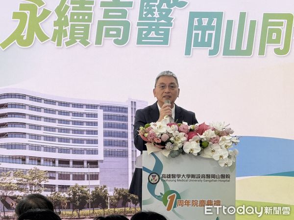 ▲高醫岡山醫院院長黃炫迪。（圖／記者許宥孺攝）