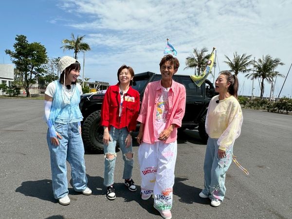 ▲王瞳嘗試飛行傘。（圖／民視提供）
