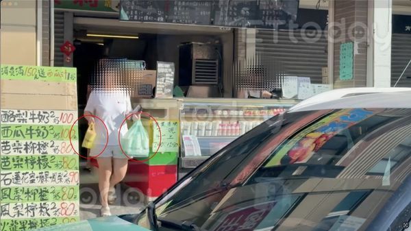 ▲民眾違停購買果汁，這家店是老字號果汁店            。（圖／記者吳奕靖翻攝）