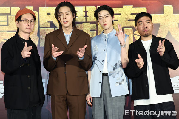 ▲▼ 《冥婚鬧泰大》登台記者會-監製班莊比辛達拿剛,演員,PP Krit,Billkin,導演查揚諾布普拉寇。（圖／記者黃克翔攝）