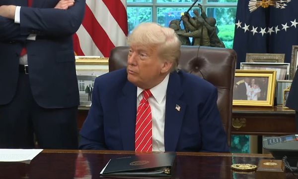 ▲▼川普宣布重大美英貿易協議。（圖／翻攝自Facebook／The White House）