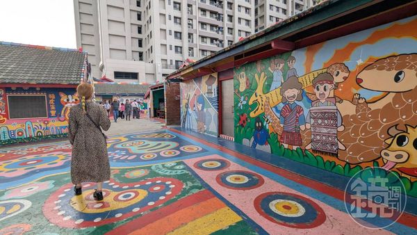 台中彩虹眷村是充滿童趣、吸睛景點。