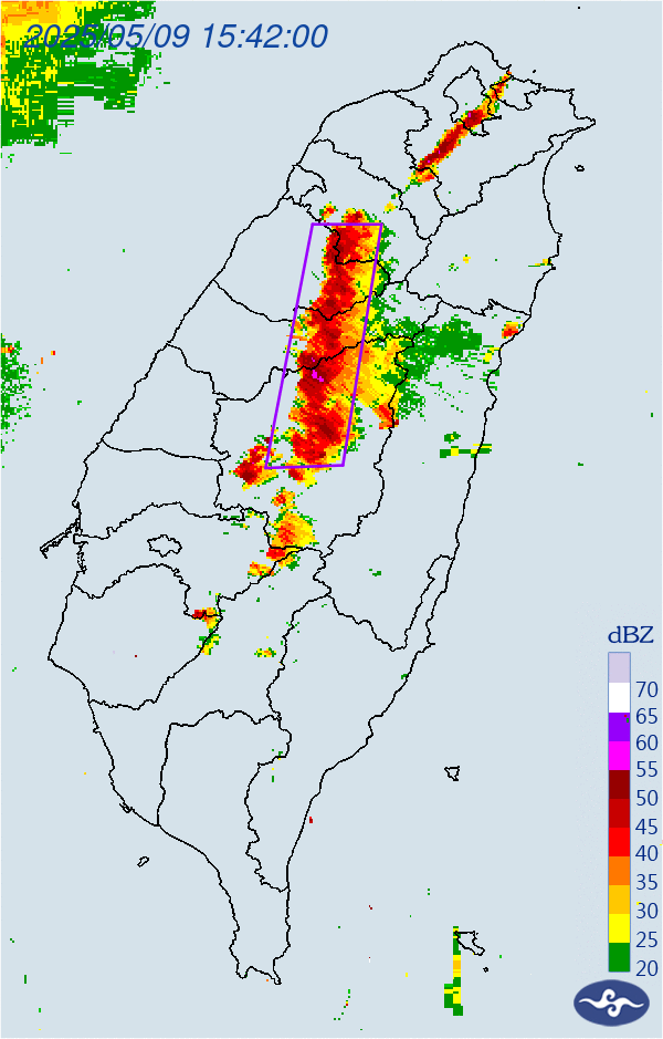 ▲▼大雷雨。（圖／氣象署）